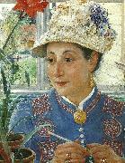 Ernst Josephson Portratt av Jeanette Rubenson china oil painting artist
